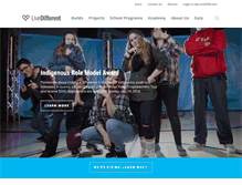 Tablet Screenshot of livedifferent.com